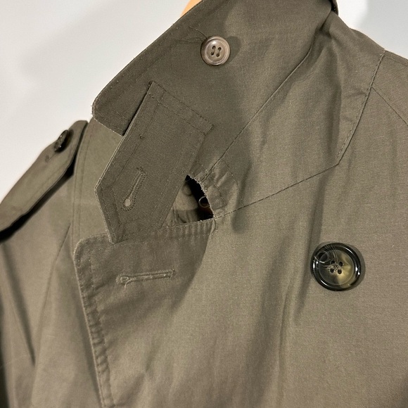 Saks Fifth Avenue Rain & Stain Repellent Trench Coat – Olive – Kids 10 - Picture 5 of 10